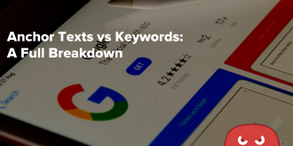 anchor text vs keywords