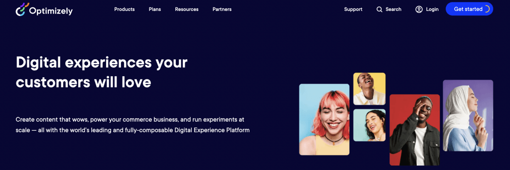 Image of Optimizely Homepage