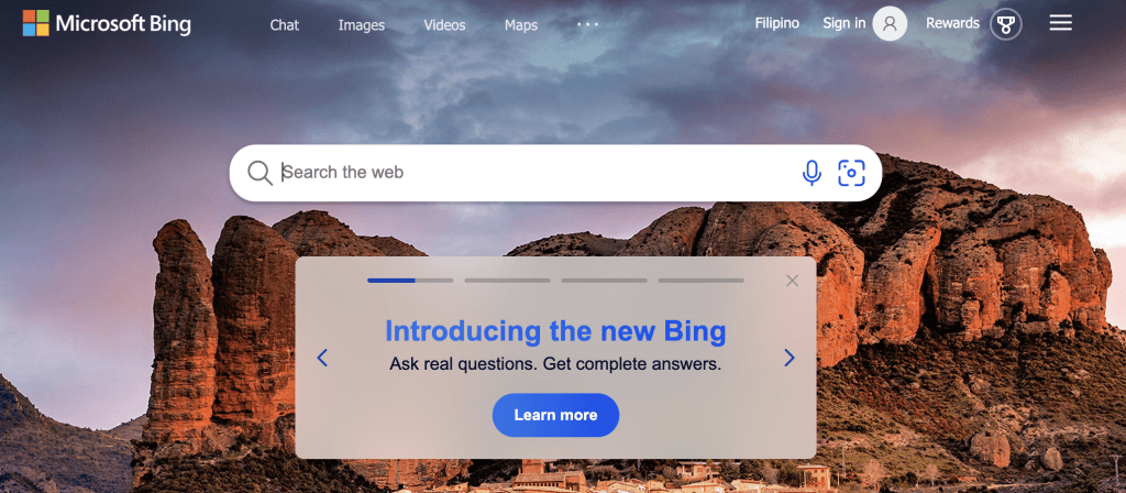 Image of Bing.com 