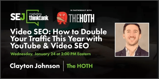 video seo webinar